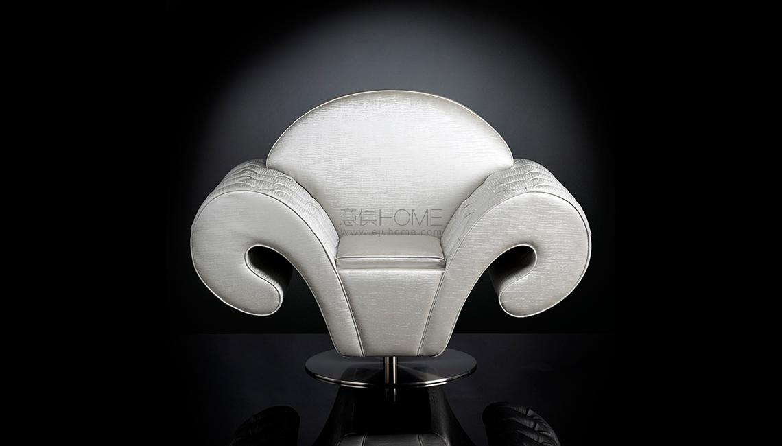 SWIVEL ARMCHAIR SILHOUETTE休閑椅