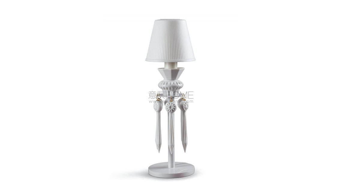 Belle de Nuit Lithophane Table Lamp. White臺(tái)燈