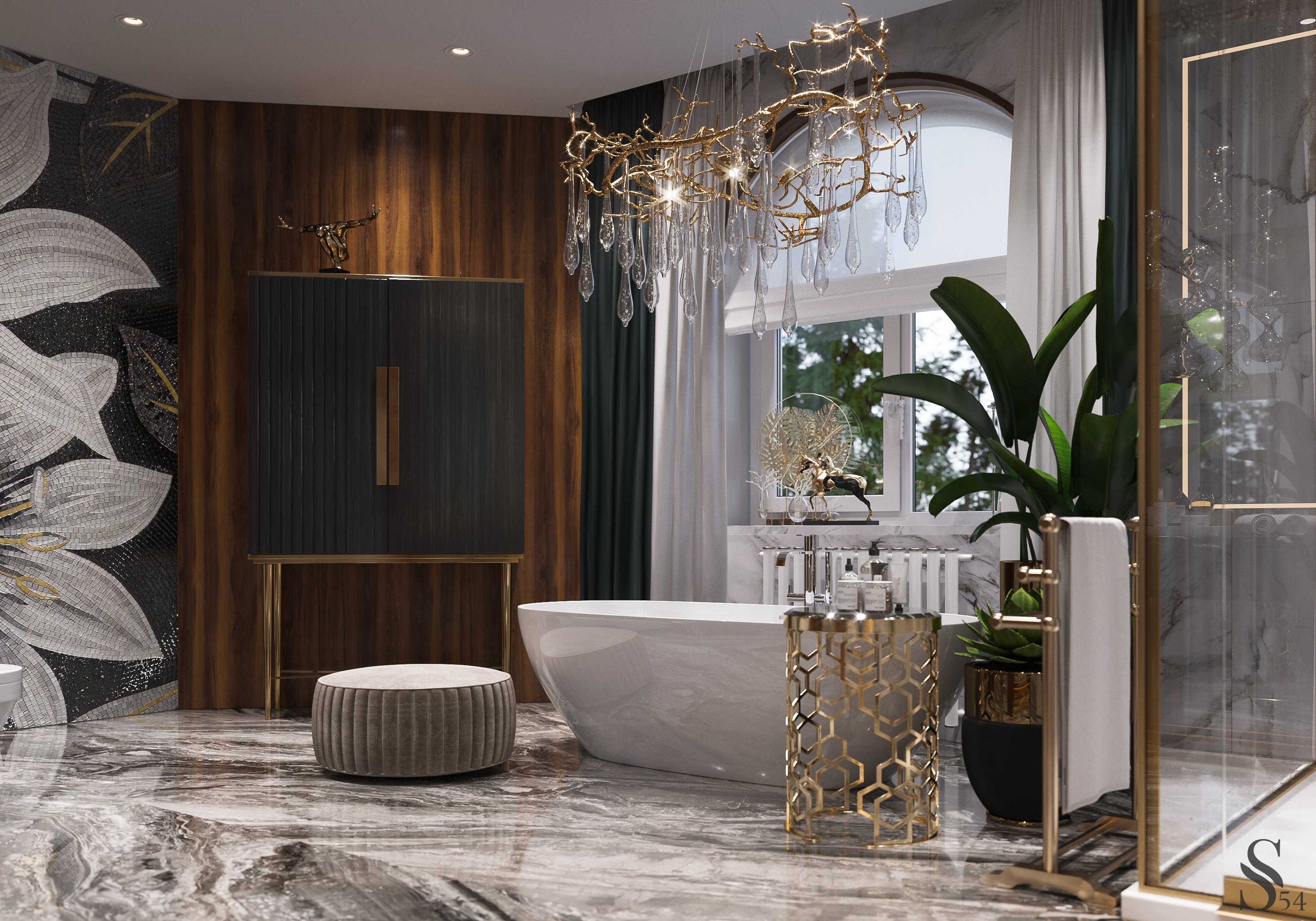 400平米現代奢華風，驚艷！