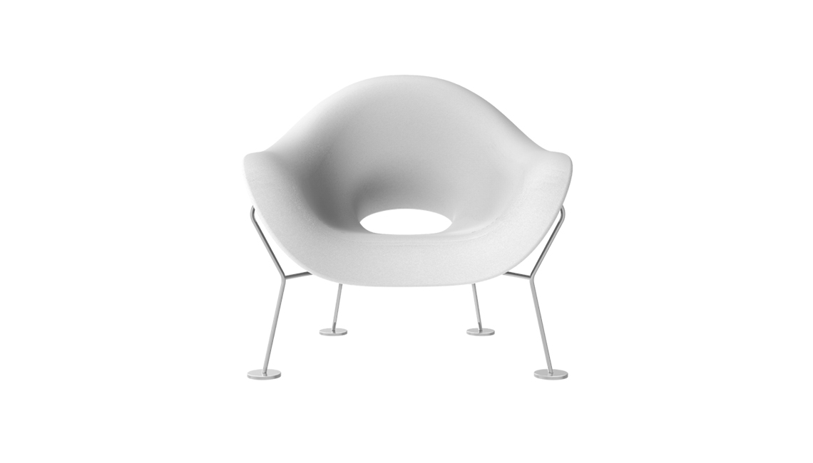 PUPA ARMCHAIR CHROME BASE INDOOR椅子