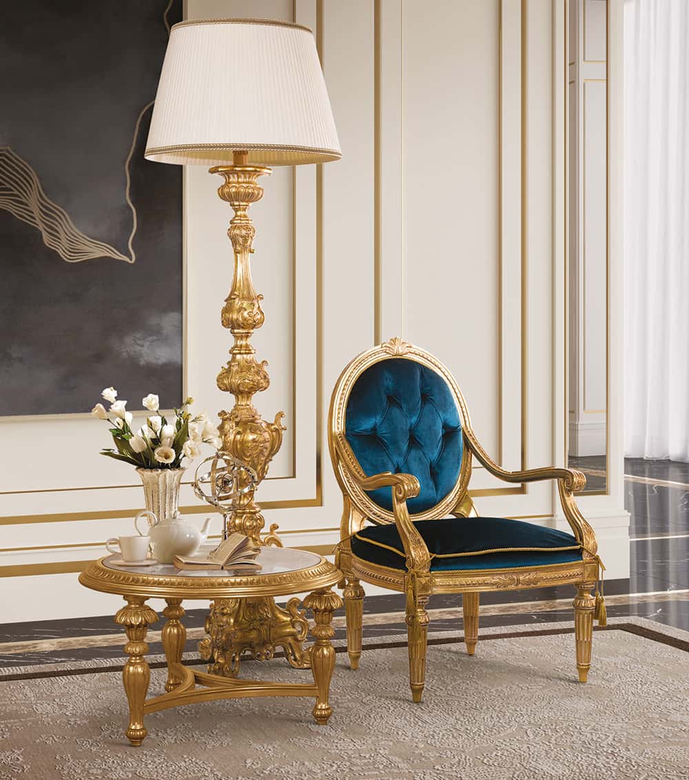 963 帶燈罩落地燈