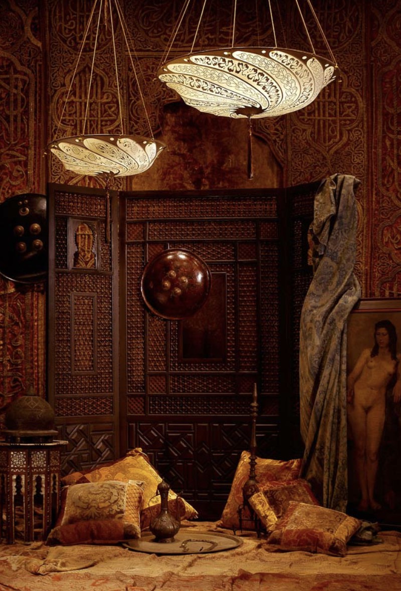 Venetia studiumvScudo Saraceno Serpentine ivory silk lamp 吊燈