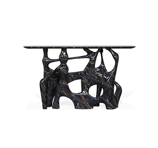 BRABBUBASTEI FAUX MARBLE CONSOLE玄關桌