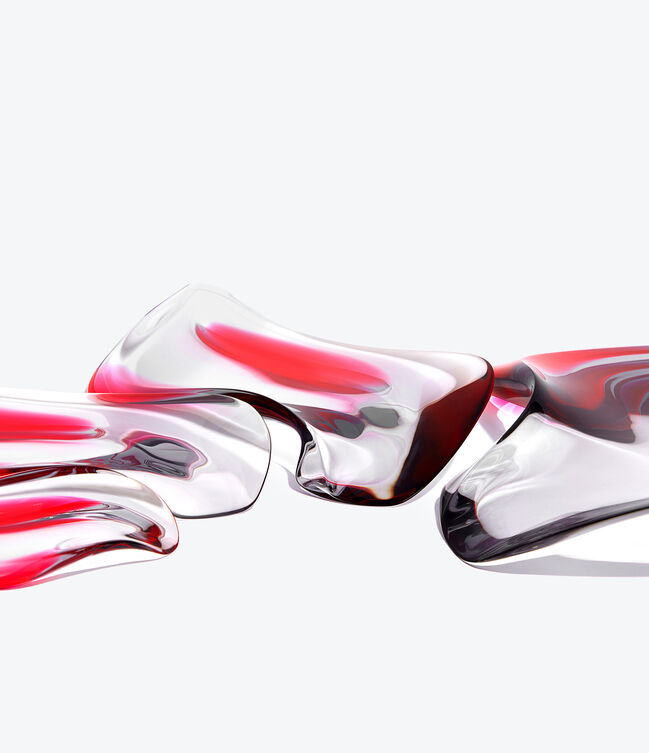 AQUA PLATTER - SET OF 4盤子