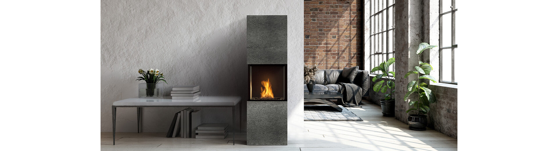 planikaROCK FIREPLACE壁爐