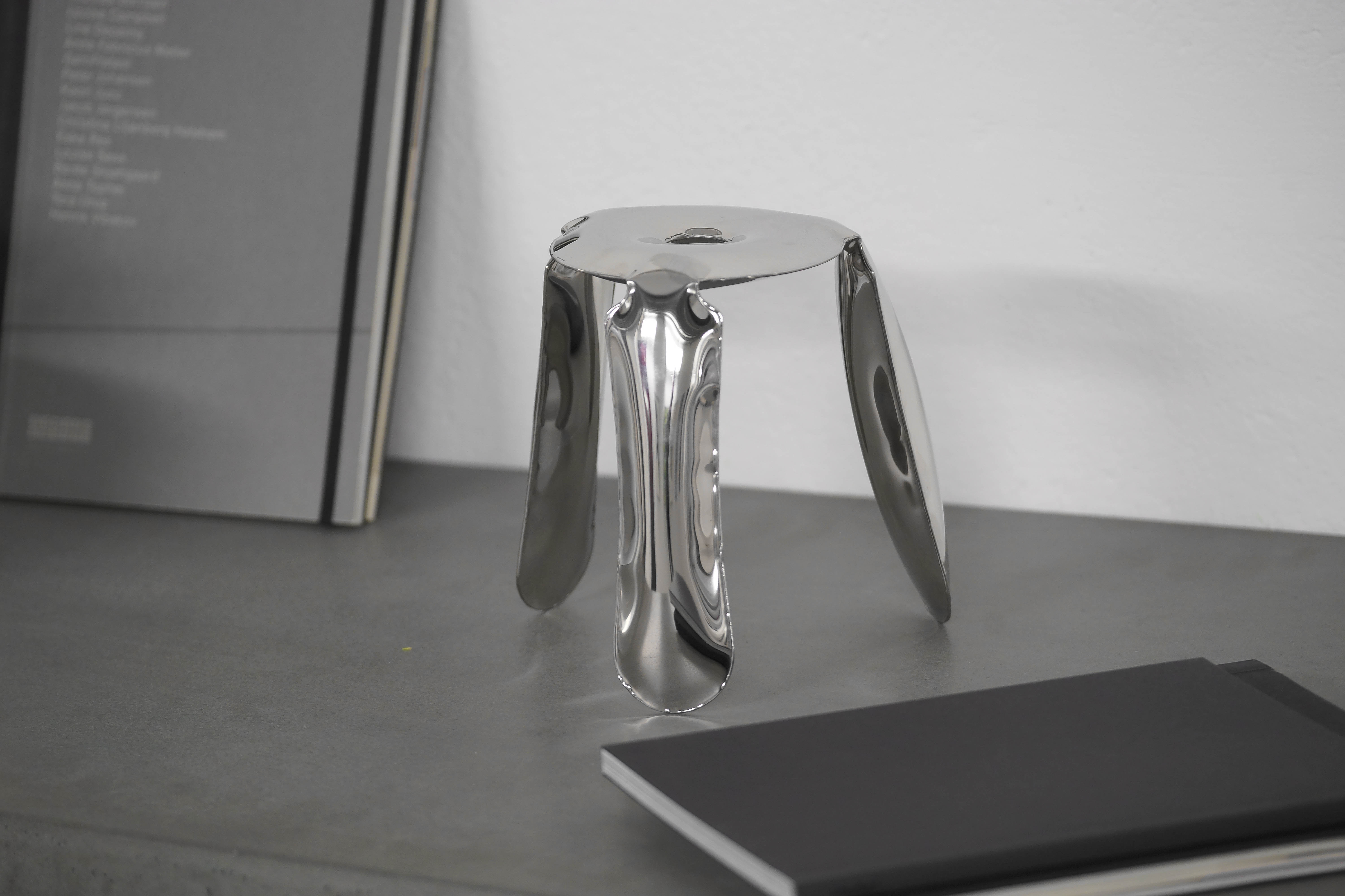 zietaPloppy Miniature不銹鋼鏡面嘭嘭凳模型